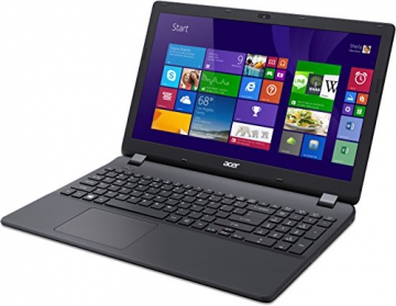 Acer Aspire ES 15 ES1-512-C1YL 39,6 cm (15,6 Zoll HD) Notebook (Intel Celeron N2940, 4GB RAM, 500GB HDD, Intel HD Graphics, DVD, Win 10 Home) schwarz
