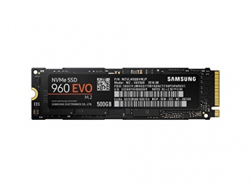 Samsung MZ-V6E500BW SSD 960 Evo NVMe M.2 500 GB mit bis zu 3.200MB/s sequentielle Lese und 1.900MB/s Schreibgeschwindigkeit -