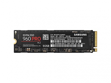 Samsung MZ-V6P512BW SSD 960 Pro NVMe M.2 512 GB mit bis zu 3.500MB/s sequentielle Lese und 2.100MB/s Schreibgeschwindigkeit -